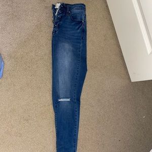 Button detail and one rip